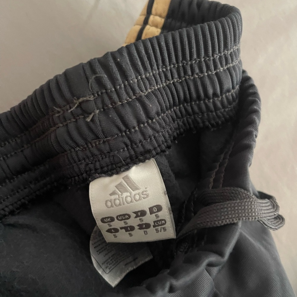 Adidas Black and Yellow Joggers - Picture 3 of 4